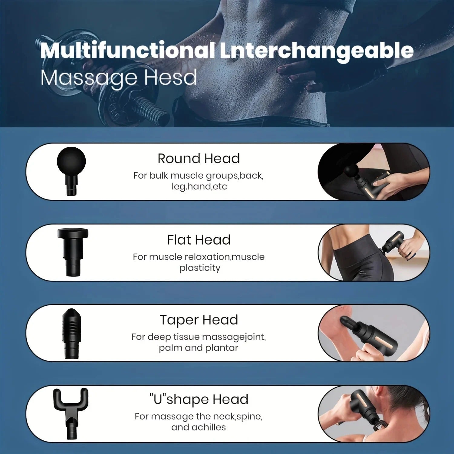 Portable Deep Tissue Massage Gun